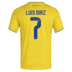 Luis Diaz Colombia National Team 2026 Home Replica Jersey - Yellow on sale
