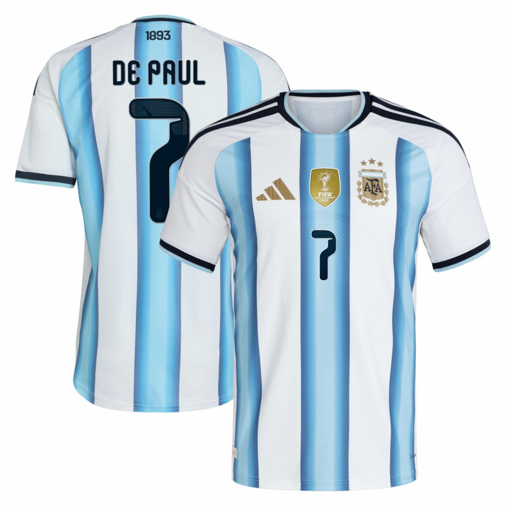 Rodrigo De Paul Argentina National Team 2026 Home Jersey - White outlet