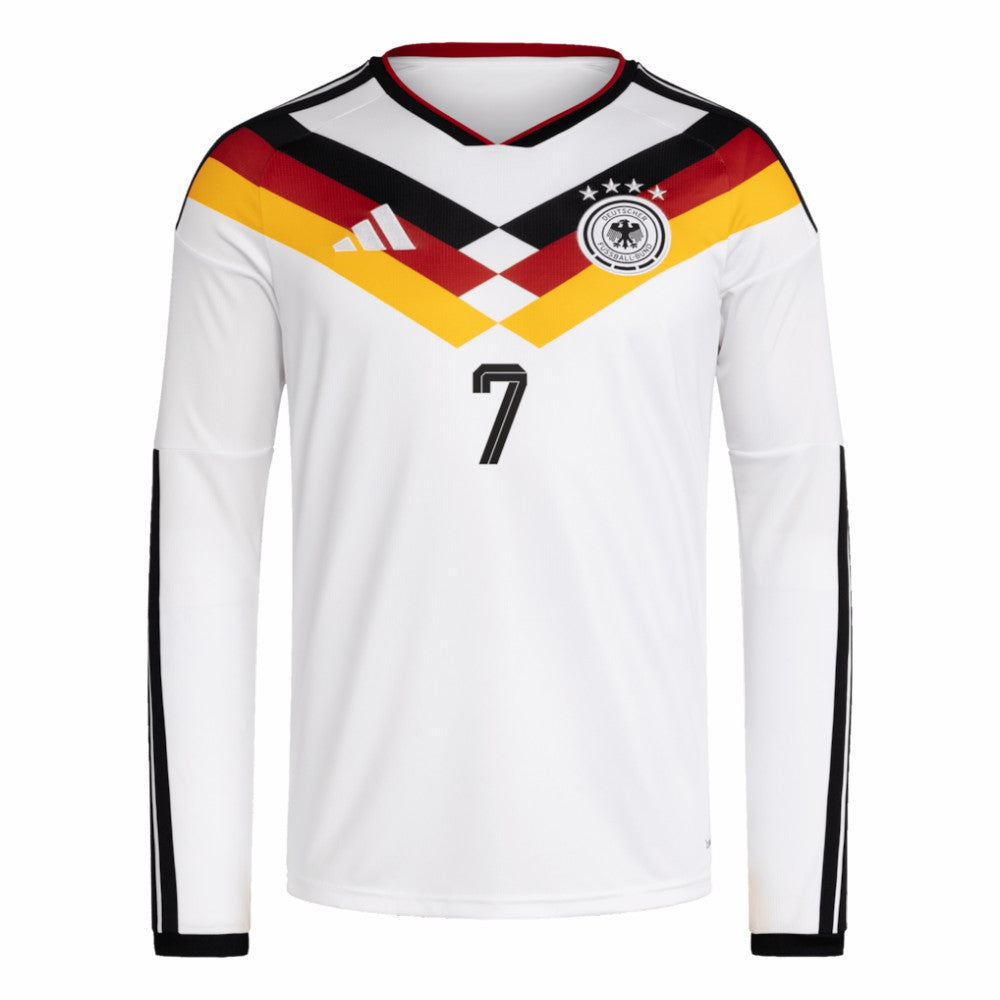 Kai Havertz Germany National Team 2026 Home Replica Long Sleeve Jersey - White sale