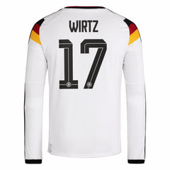 Florian Wirtz Germany National Team 2026 Home Replica Long Sleeve Jersey - White online