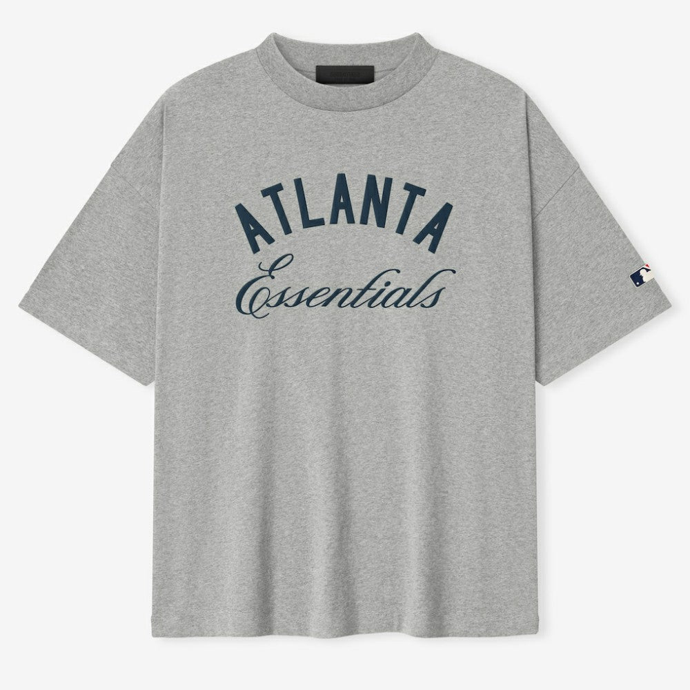 Atlanta Braves Fear of God x MLB Unisex 90's T-Shirt Heather Gray