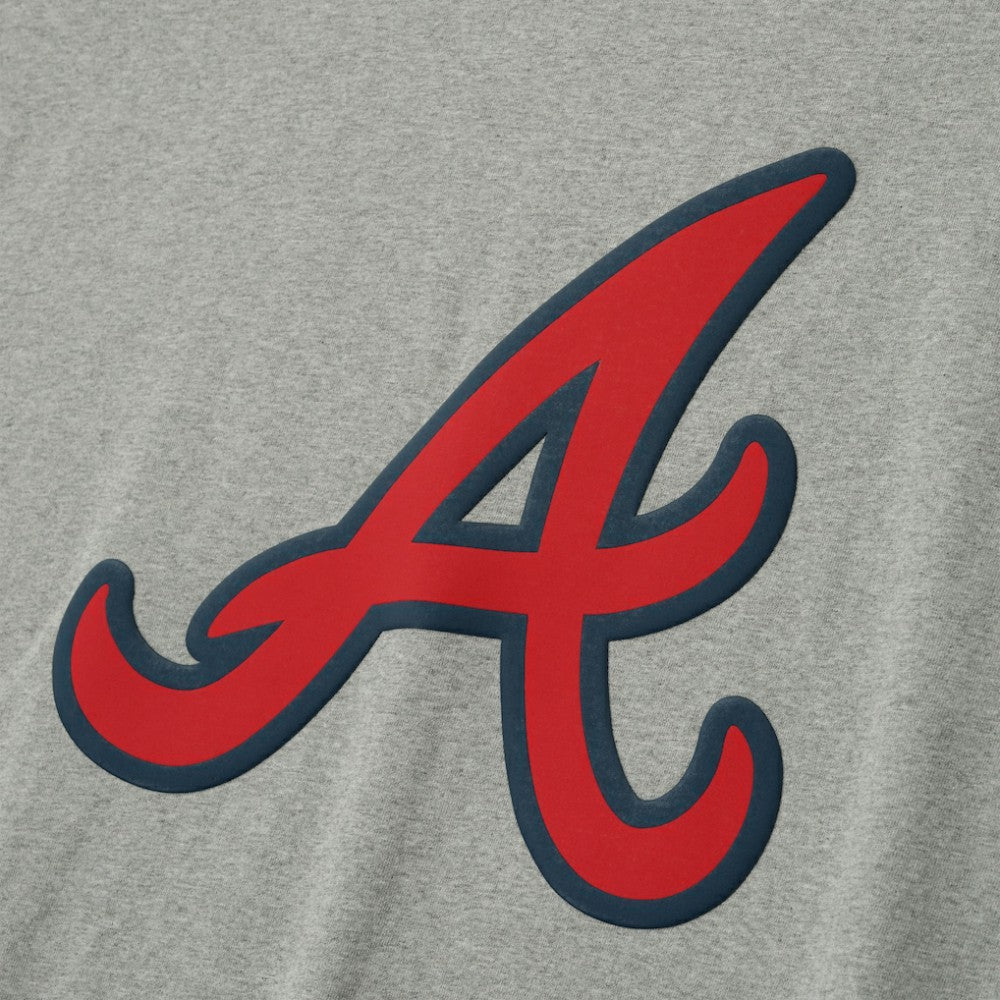 Atlanta Braves Fear of God x MLB Unisex 90's T-Shirt Heather Gray