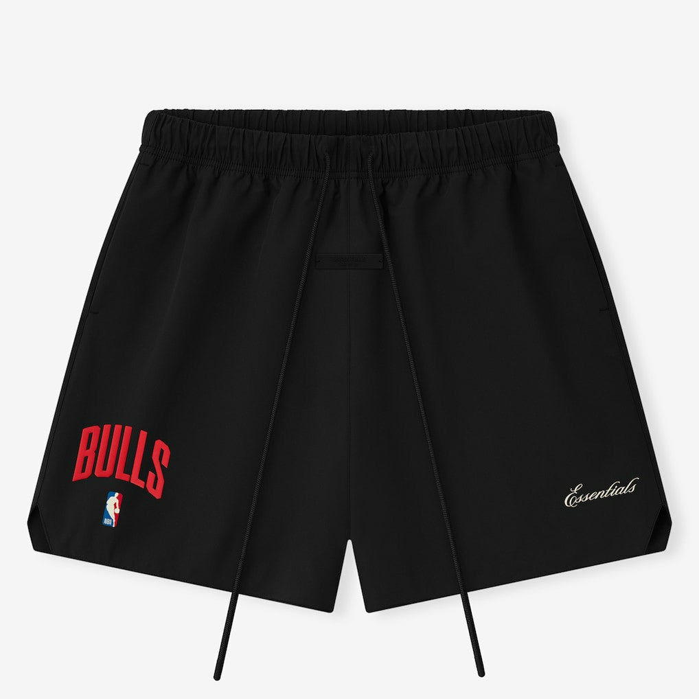 Chicago Bulls Fear of God x NBA Unisex Classic Fit Shorts - Black outlet