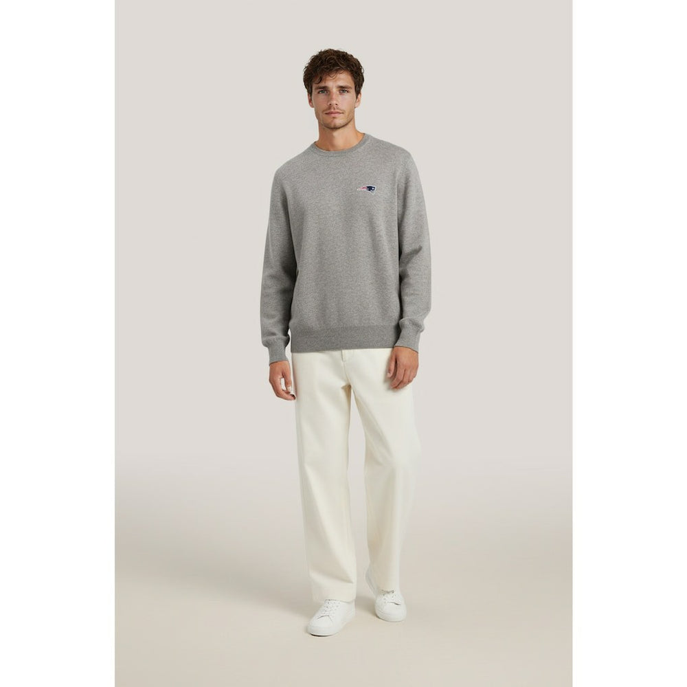 New England Patriots NAADAM Cashmere Sweater - Gray outlet