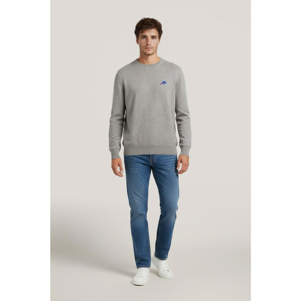 Buffalo Bills NAADAM Cashmere Sweater - Gray on sale