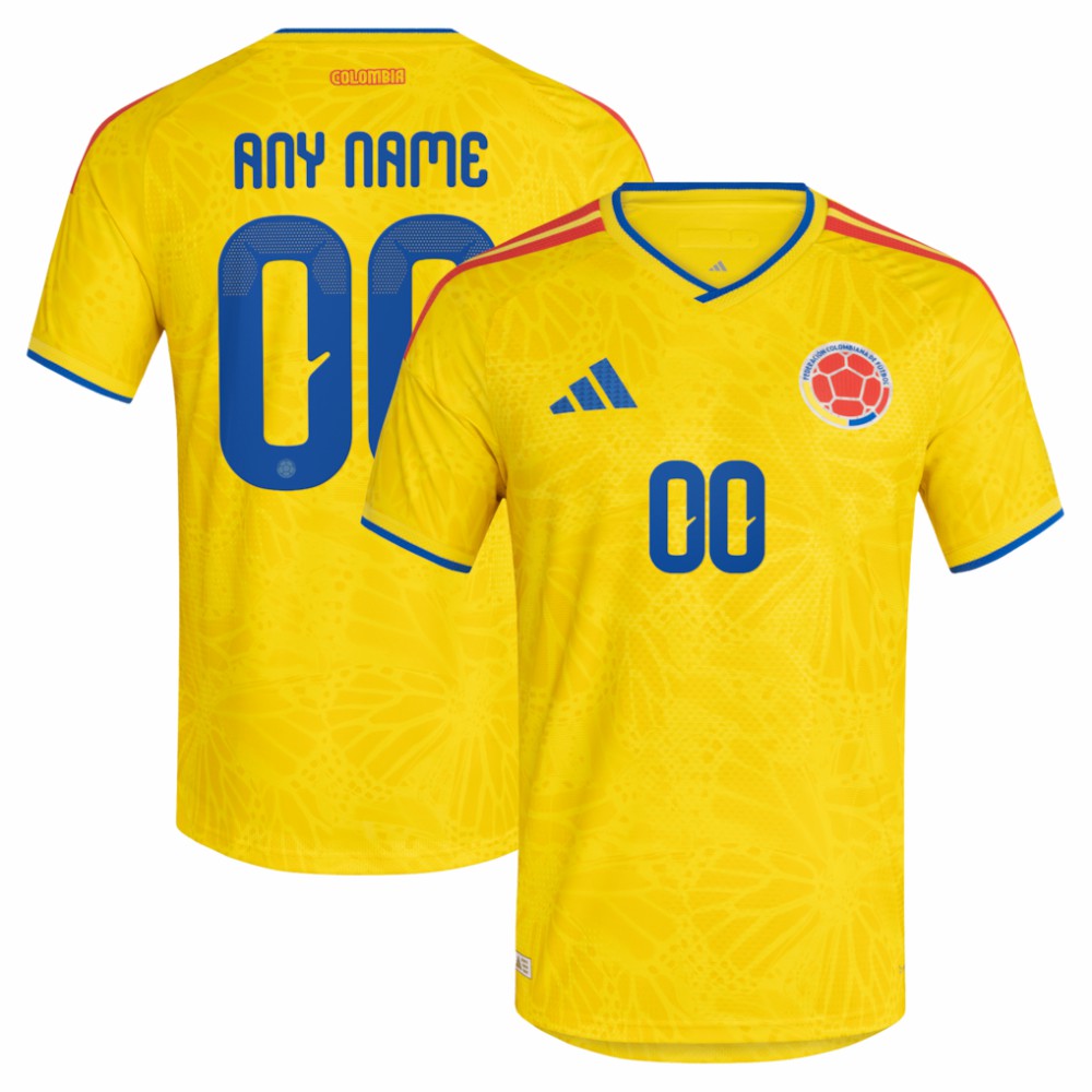 Colombia National Team FIFA x World Cup 2026 Home On Field Custom Jersey - Yellow online