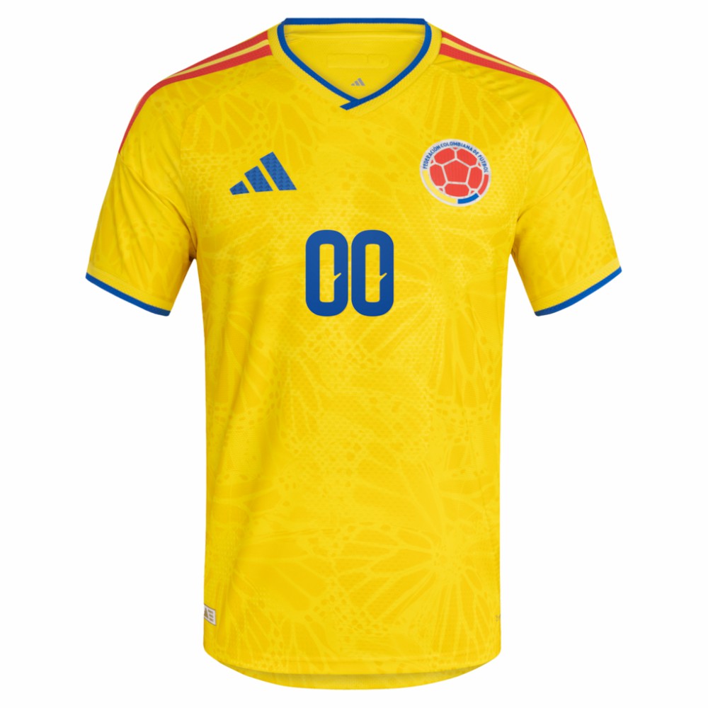 Colombia National Team FIFA x World Cup 2026 Home On Field Custom Jersey - Yellow online