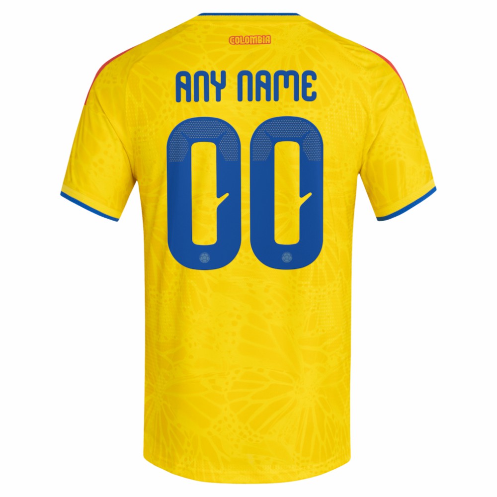 Colombia National Team FIFA x World Cup 2026 Home On Field Custom Jersey - Yellow online