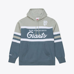 San Francisco Giants Cooperstown Collection Thunderstorm Head Coach Hoodie Gray