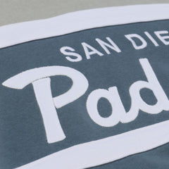 San Diego Padres Cooperstown Collection Thunderstorm Head Coach Hoodie Gray