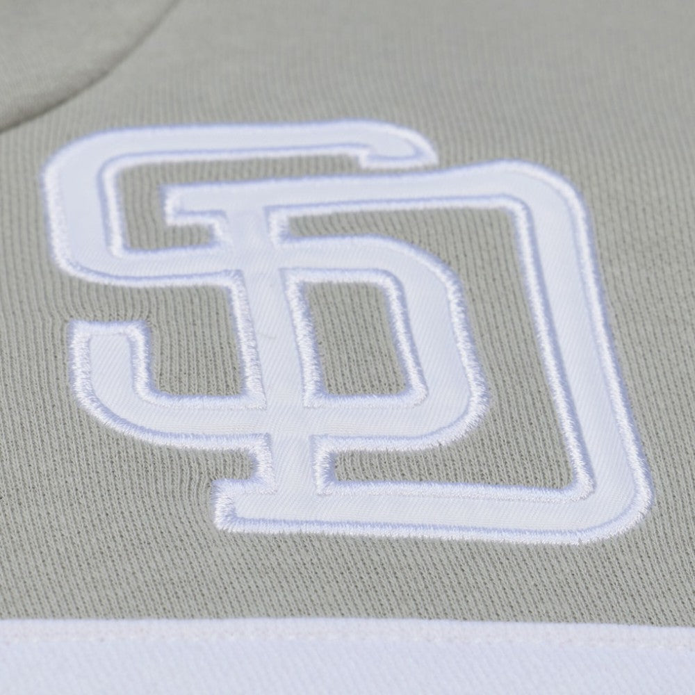 San Diego Padres Cooperstown Collection Thunderstorm Head Coach Hoodie Gray