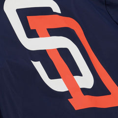 San Diego Padres Full-Snap Hooded Coaches Jacket Navy