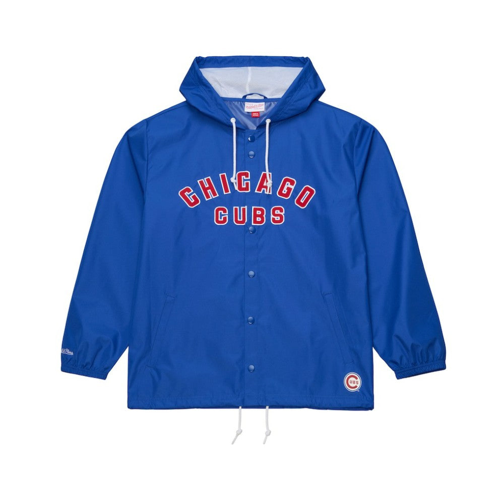 Chicago Cubs Full-Snap Hooded Coaches Jacket Royal