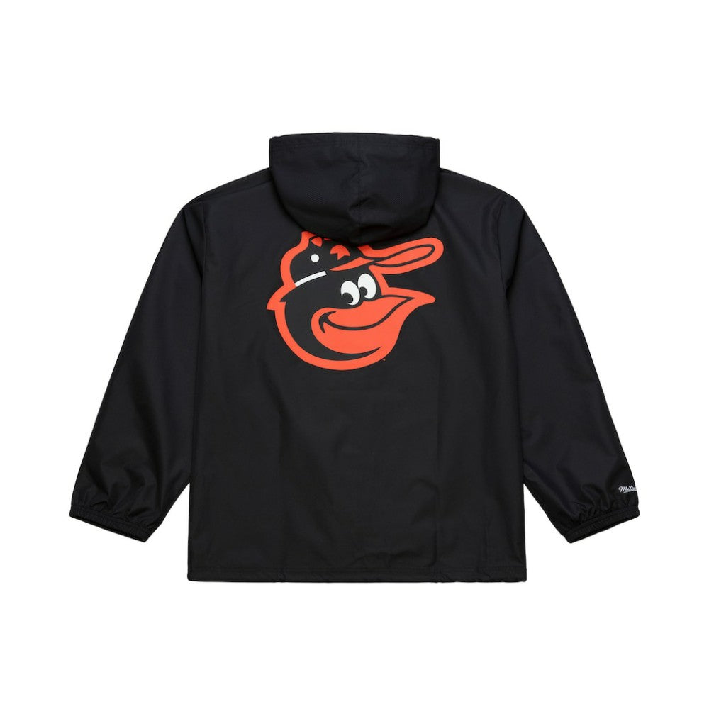 Baltimore Orioles Full-Snap Hooded Coaches Jacket Black