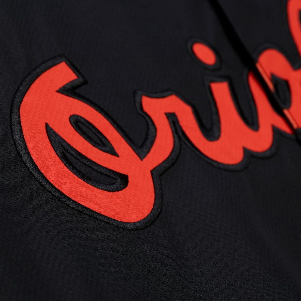 Baltimore Orioles Full-Snap Hooded Coaches Jacket Black