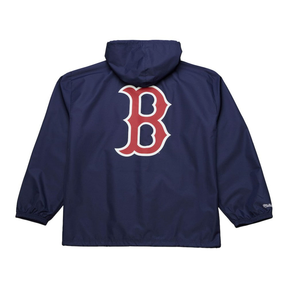 Boston Red Sox Full-Snap Hooded Coaches Jacket Navy