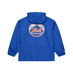 New York Mets Full-Snap Hooded Coaches Jacket Royal