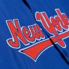 New York Mets Full-Snap Hooded Coaches Jacket Royal