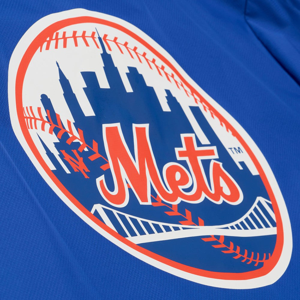 New York Mets Full-Snap Hooded Coaches Jacket Royal