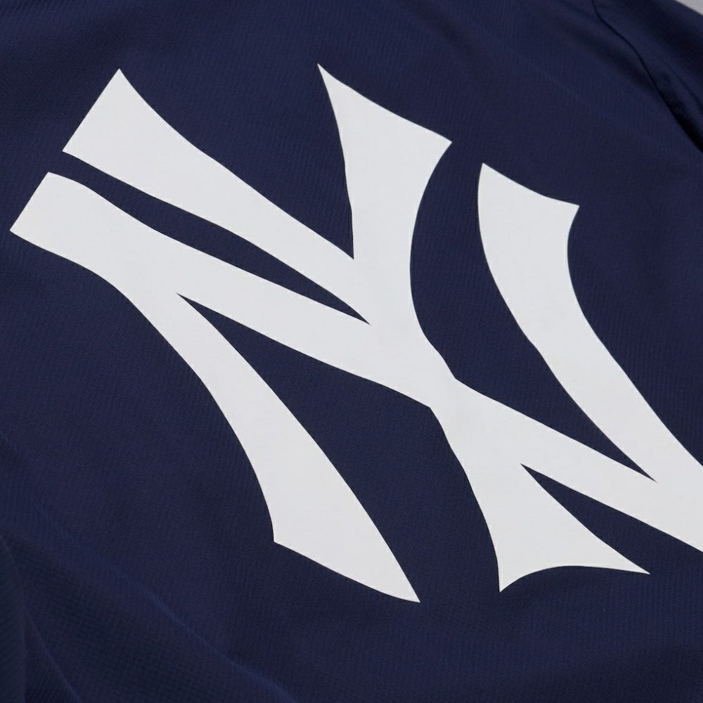 New York Yankees Full-Snap Hooded Coaches Jacket Navy