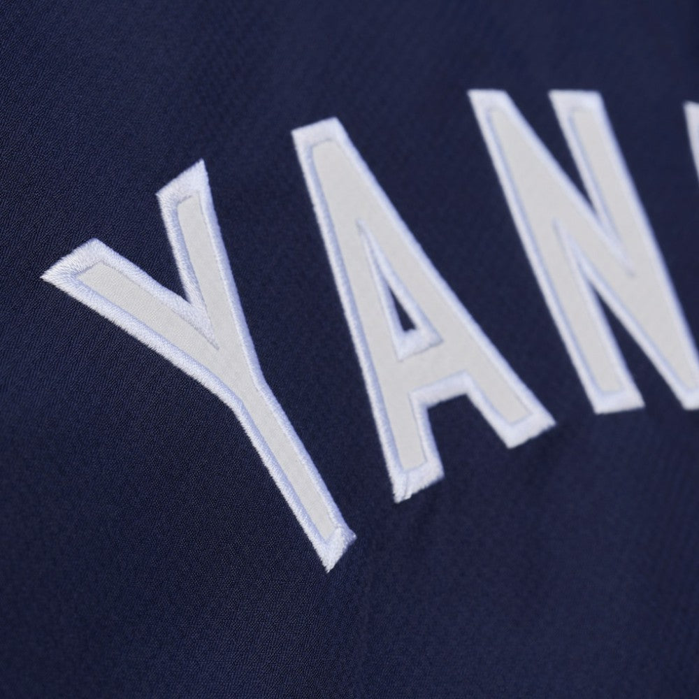 New York Yankees Full-Snap Hooded Coaches Jacket Navy