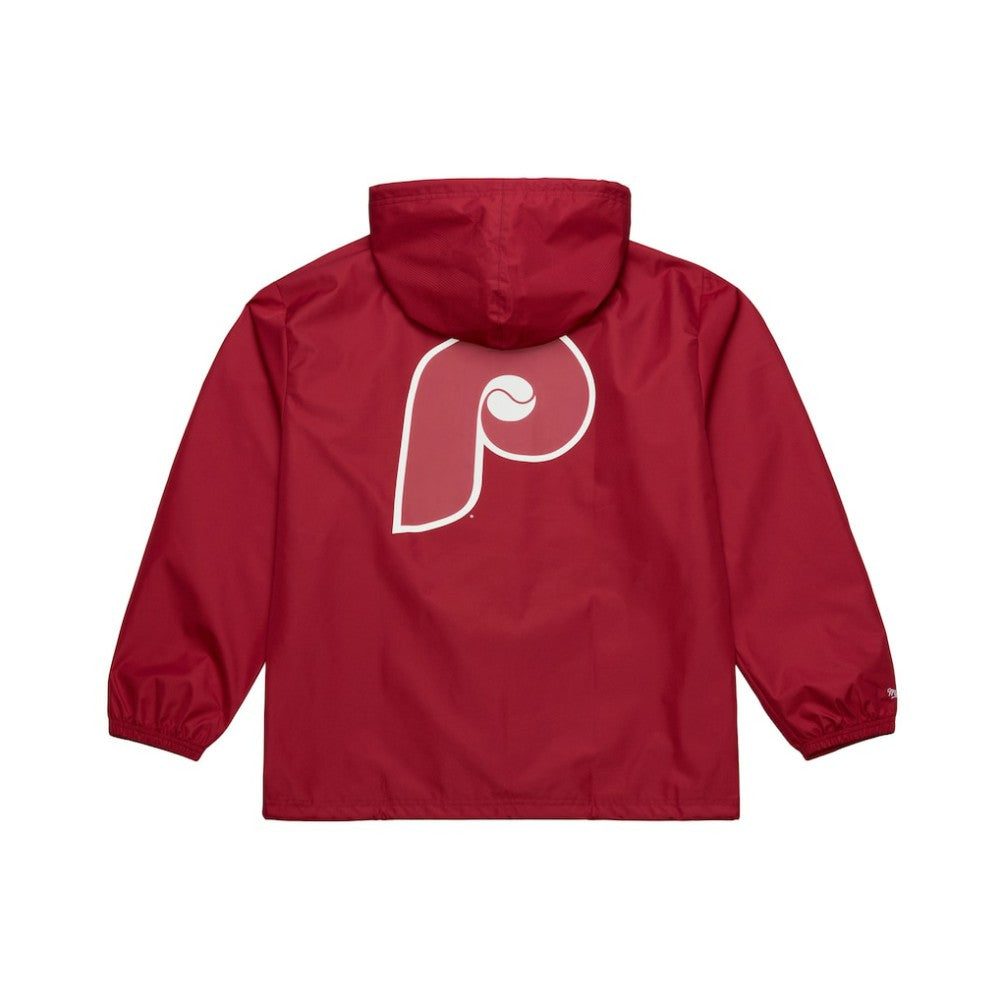 Philadelphia Phillies Full-Snap Hooded Coaches Jacket Red
