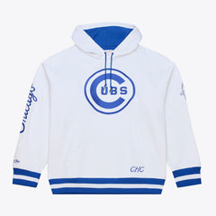 Chicago Cubs Cooperstown Collection Fleece Hoodie White