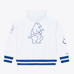 Chicago Cubs Cooperstown Collection Fleece Hoodie White