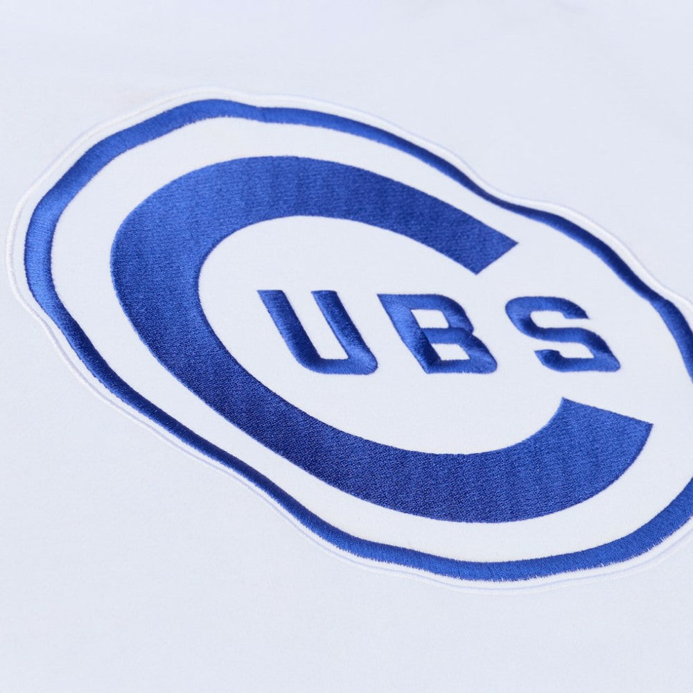 Chicago Cubs Cooperstown Collection Fleece Hoodie White