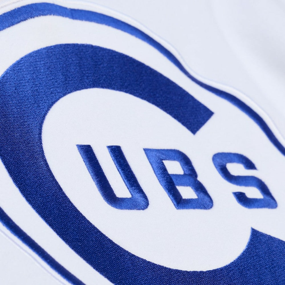 Chicago Cubs Cooperstown Collection Fleece Hoodie White