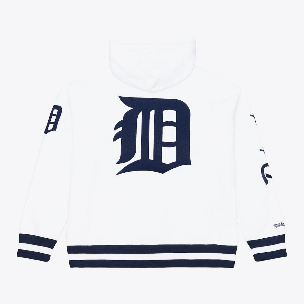 Detroit Tigers Cooperstown Collection Fleece Hoodie White