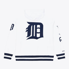 Detroit Tigers Cooperstown Collection Fleece Hoodie White