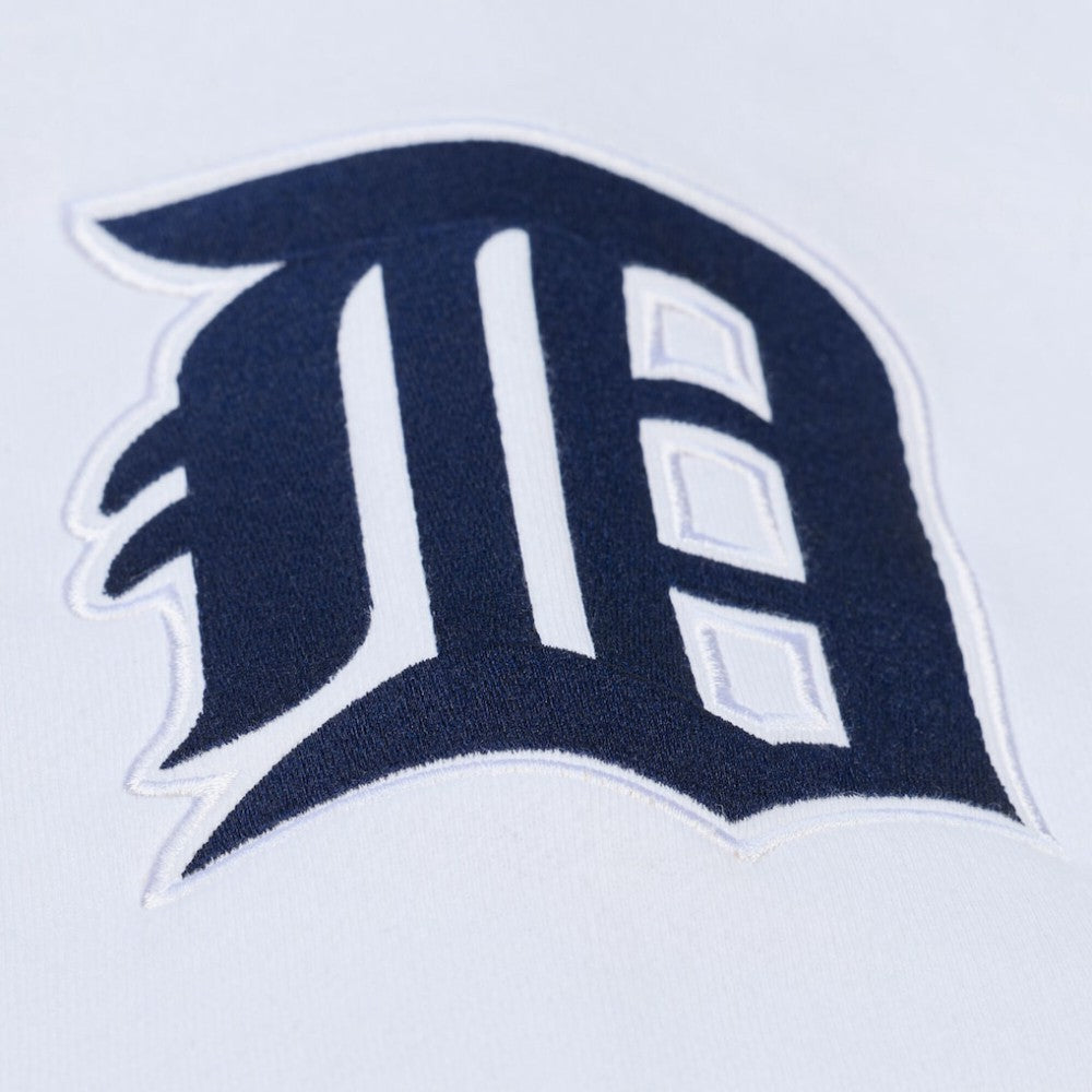 Detroit Tigers Cooperstown Collection Fleece Hoodie White