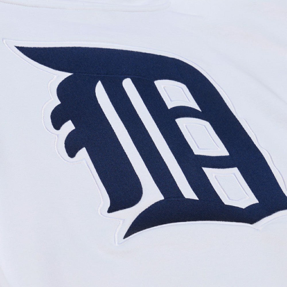 Detroit Tigers Cooperstown Collection Fleece Hoodie White