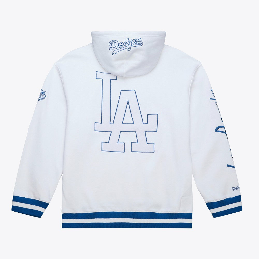 Los Angeles Dodgers Cooperstown Collection Fleece Hoodie White