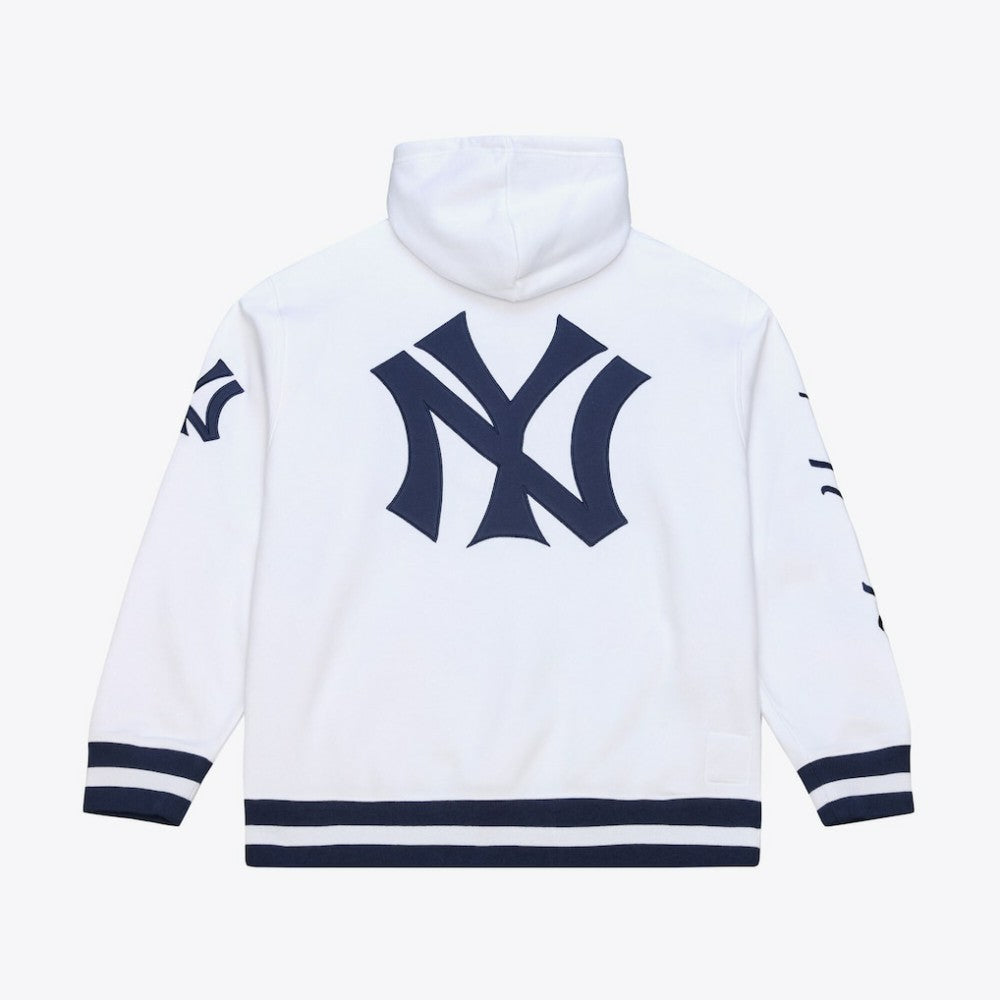 New York Yankees Cooperstown Collection Fleece Hoodie White