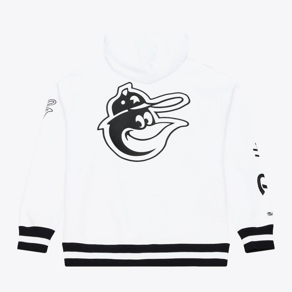 Baltimore Orioles Cooperstown Collection Fleece Hoodie White