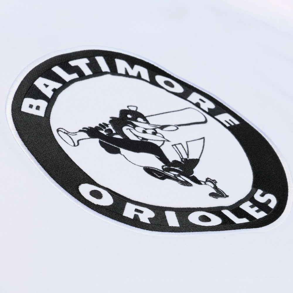 Baltimore Orioles Cooperstown Collection Fleece Hoodie White