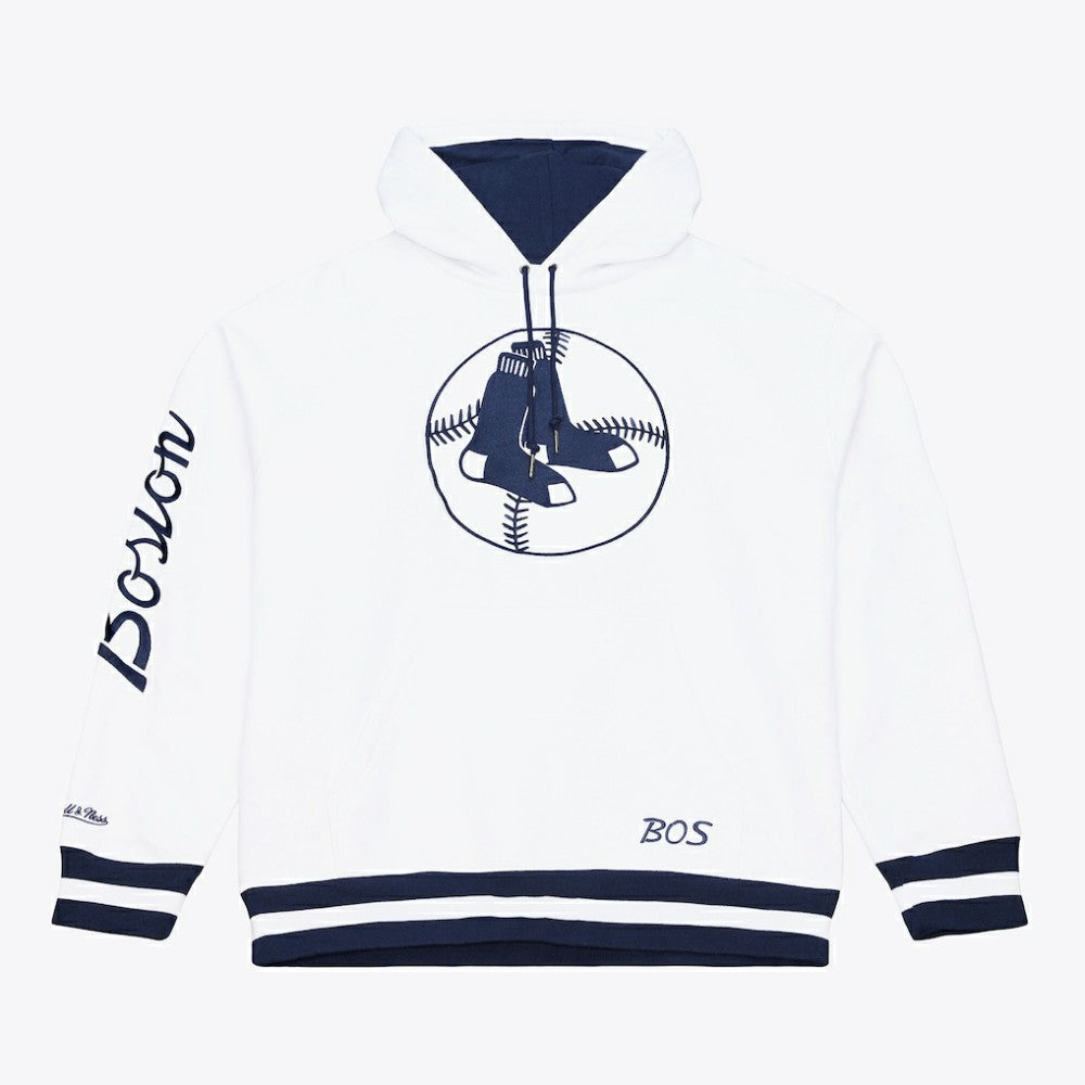 Boston Red Sox Cooperstown Collection Fleece Hoodie White