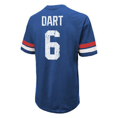 Jaxson Dart New York Giants Majestic Threads Oversized T-Shirt - Royal cheap
