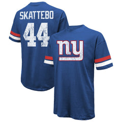Cam Skattebo New York Giants Majestic Threads Oversized T-Shirt - Royal on sale