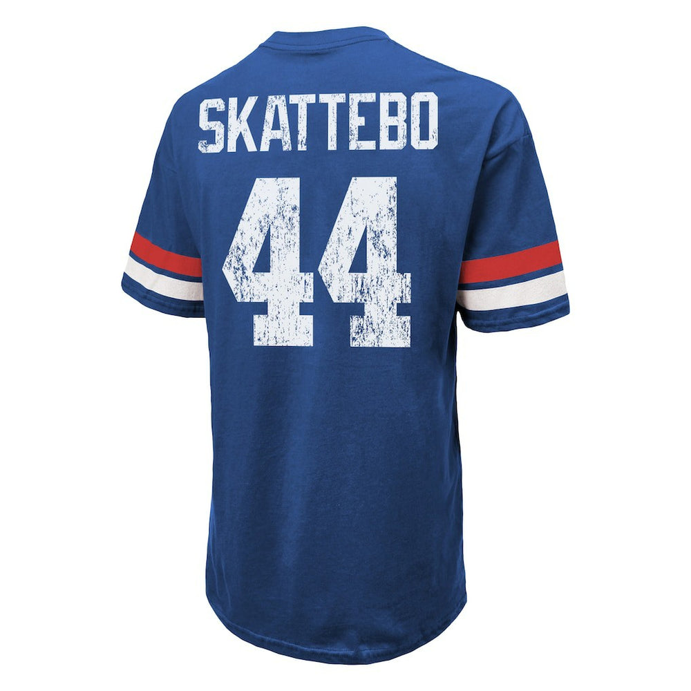 Cam Skattebo New York Giants Majestic Threads Oversized T-Shirt - Royal on sale