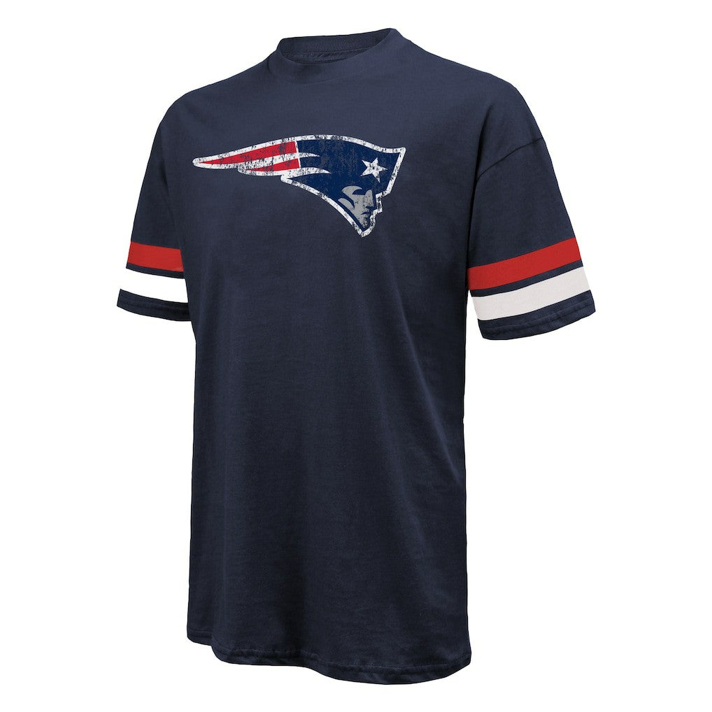 Drake Maye New England Patriots Majestic Threads Oversized T-Shirt - Navy online