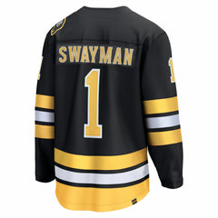 Jeremy Swayman Boston Bruins Fanatics Home Breakaway Jersey - Black Jerseys