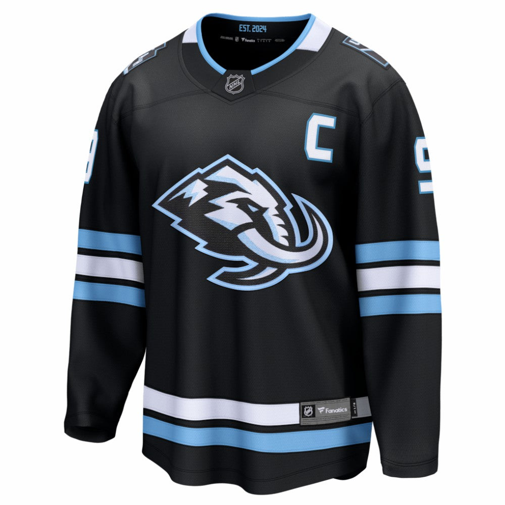 Clayton Keller Utah Mammoth Fanatics Home Breakaway Jersey - Black Jerseys