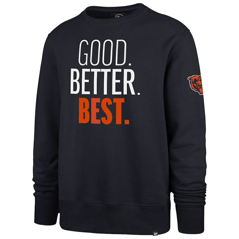 Chicago Bears '47 Good. Better. Best. Headline Sweatshirt - Navy online