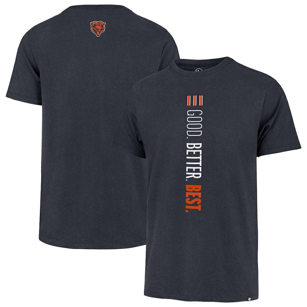Chicago Bears '47 Good. Better. Best. Franklin T-Shirt - Navy sale