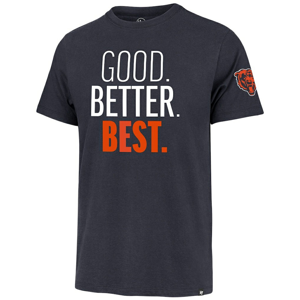 Chicago Bears '47 Good. Better. Best. Franklin T-Shirt - Navy online