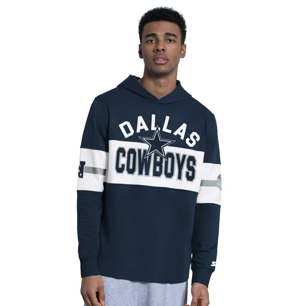 Dallas Cowboys Starter Fullback Jersey Hoodie - Navy discount