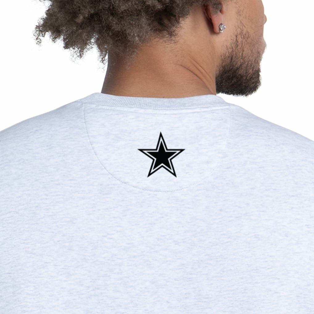 Dallas Cowboys Starter Faceoff Fleece Sweatshirt - Ash for sale